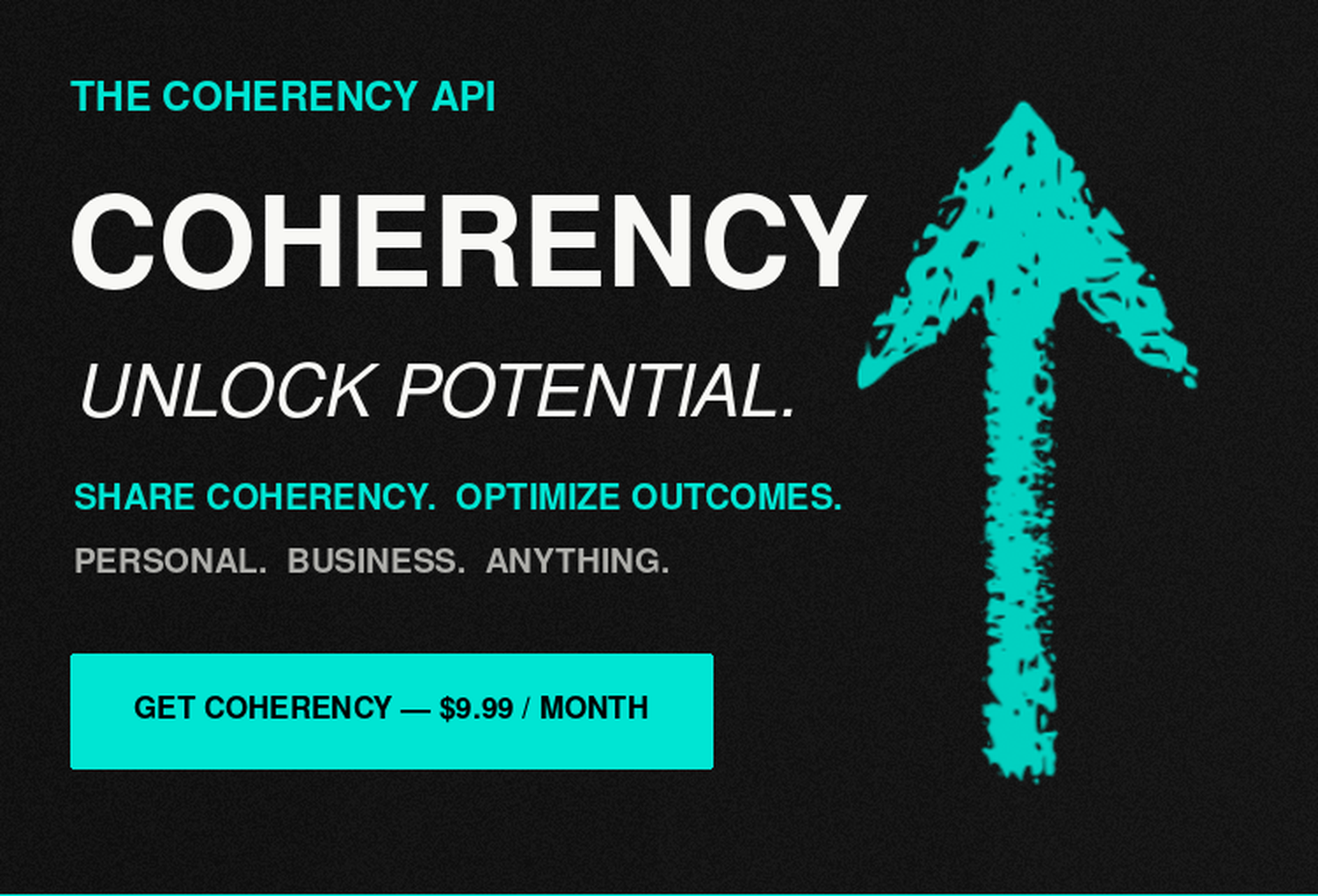 The Coherency API — Coherency, unlock potential. Share coherency. Optimize outcomes.