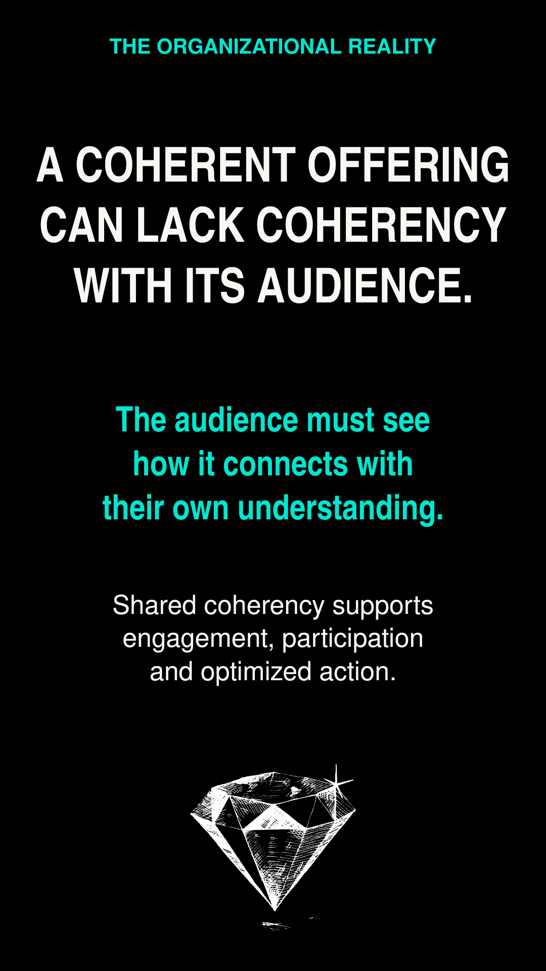 The organizational reality — a coherent offering can still fail to connect.